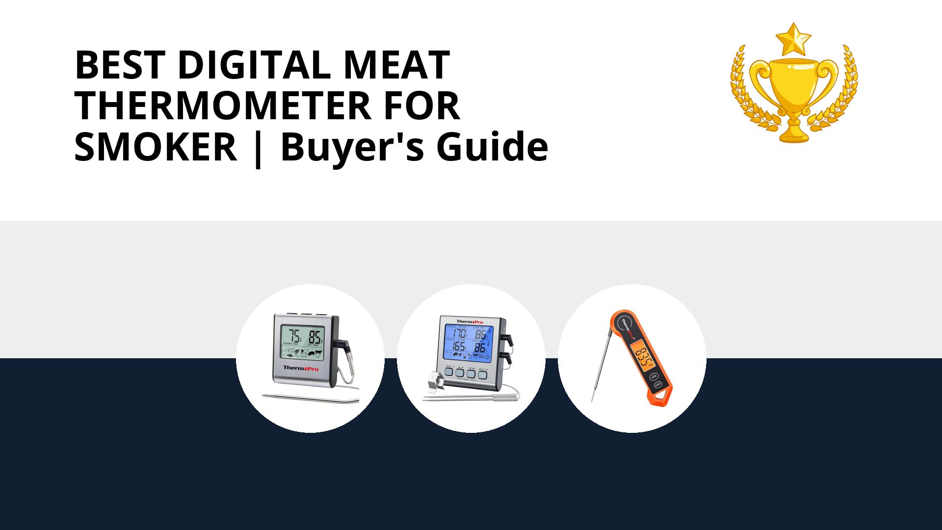Best Digital Meat Thermometer For Smoker: image